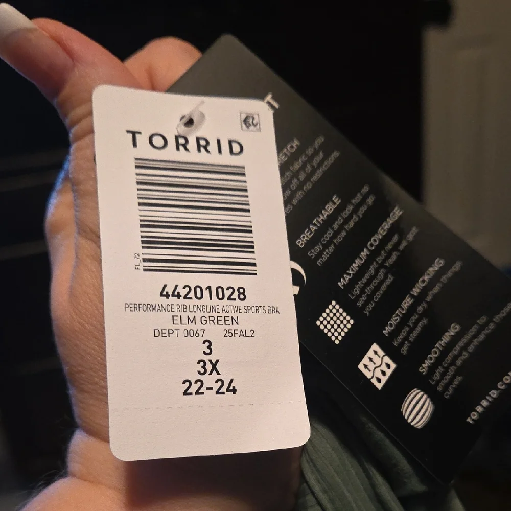 torrid Olive Ribbed Racerback Tank Top - Picture 3 of 3